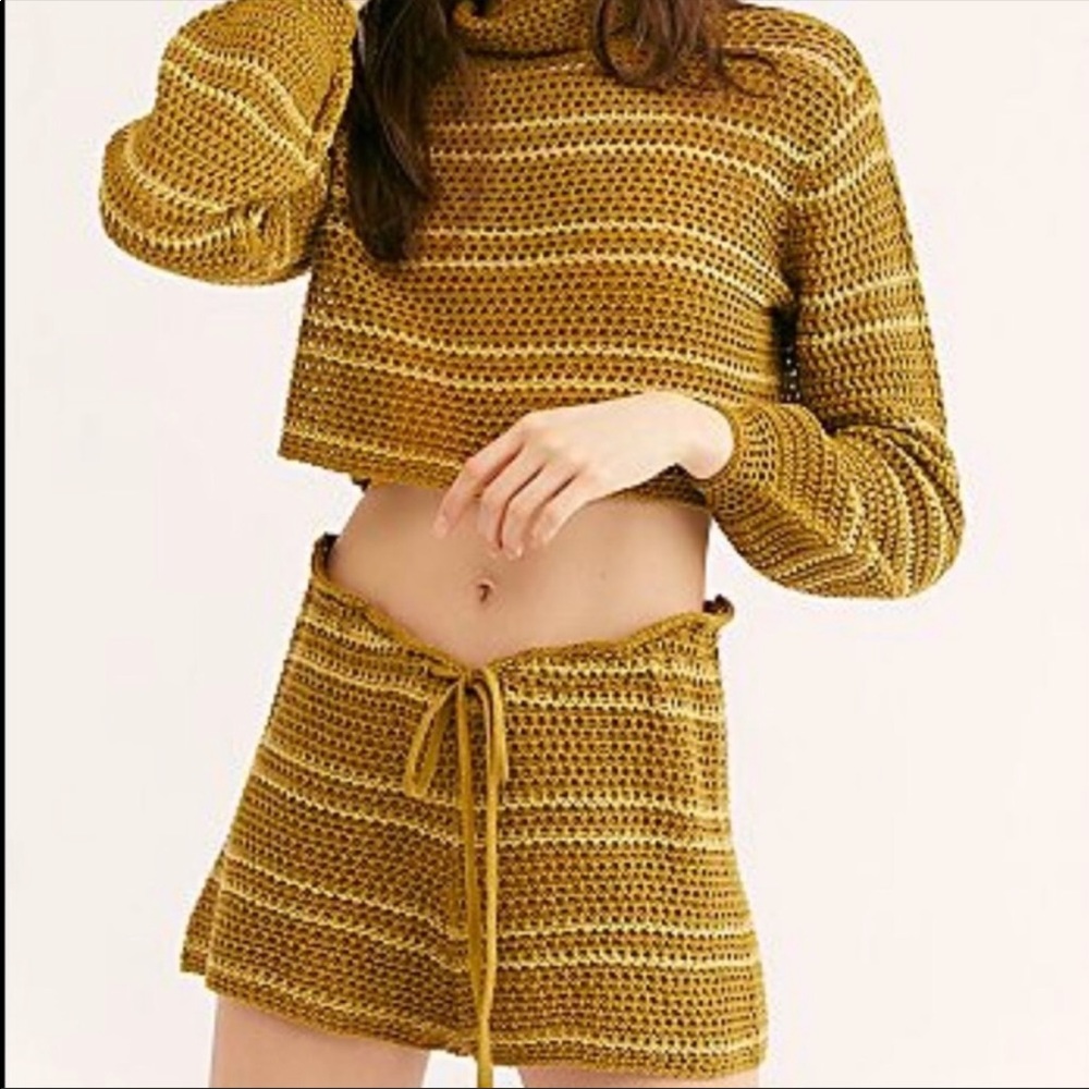 Free People Beach Montauk Dunes Short Set NWOT